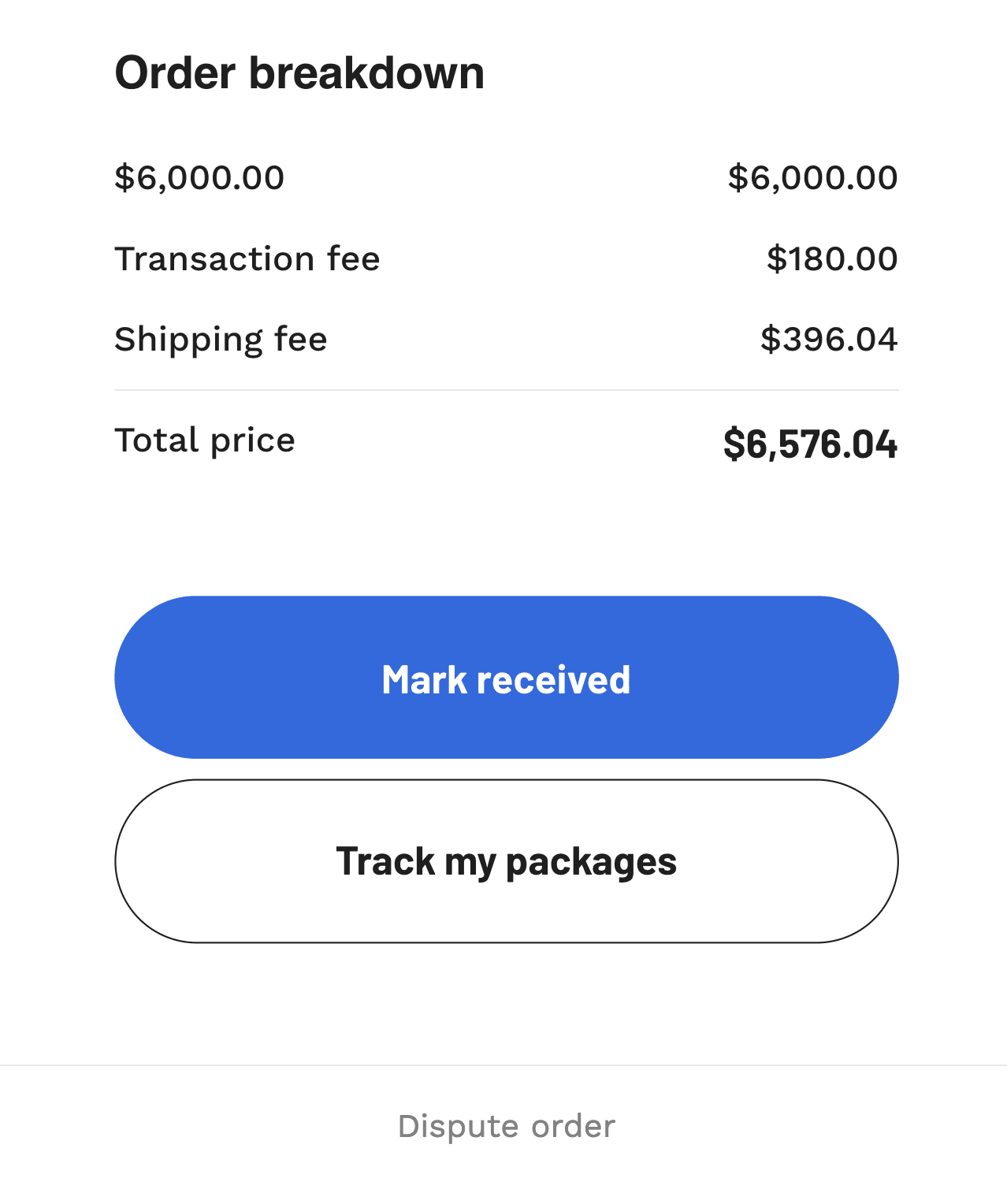 Screenshot showing dispute form interface for filing a claim